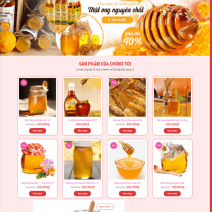 MẪU WEBSITE BÁN MẬT ÔNG 01