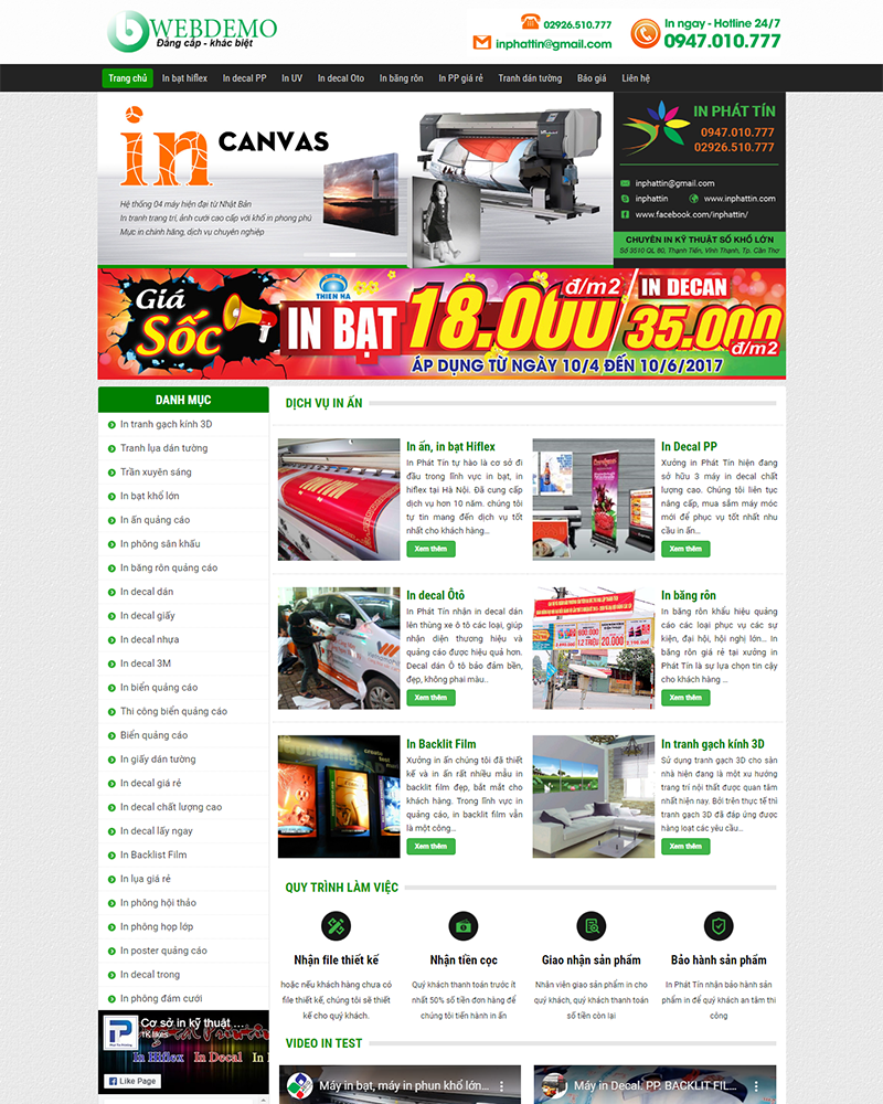 MẪU WEBSITE IN ẤN (IN BẠT)